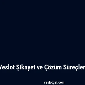 Veslot Şikayet ve Çözüm Süreçleri